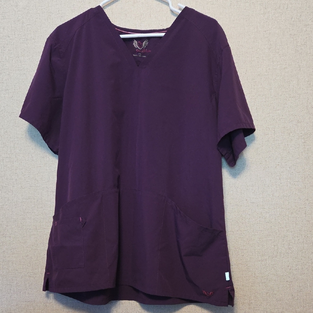 Smitten Purple V-Neck Top